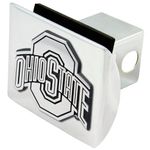 Ohio State Buckeyes Chrome Trailer Hitch Cover