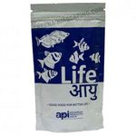 Aquarium Products India Life Aayu Pellet Fish Food for Freshwater Fishes of All Life Stages (Medium, Pack of 1)