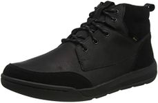Clarks Men's Ashcombe Higtx Snow Boot, Black Wlined Lea, 8.5 UK