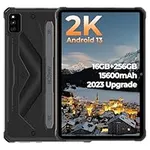 HOTWAV R6 Ultra 2023 Upgrade 10.4 inch Rugged Tablet Android 13,15600mAh 16GB+256GB(2TB) 2K FHD+Outdoor Tablet,16MP+16MP,Octa-Core 4G Dual SIM 5G WiFi,IP68 Waterproof Tablet GPS OTG BT5.0 (Orange)