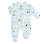 Magnetic Me Footie Pajamas Soft Modal Baby Sleepwear with Quick Magnetic Fastener | Boys and Girls Sleeper Preemie-24 Months, Sea the World, 6-9 Months