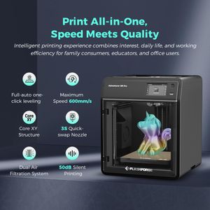 FLASHFORGE AD5M Pro 3D Printer – High Precision, Large Build Volume