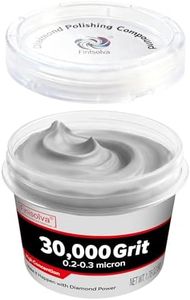 Finisolva 1.76 oz (50g) Diamond Polishing Compound with 30% Concentration of Diamond Powder 30,000 Grit 0.2-0.3 Microns Polishing Paste for Marble Glass Metal Rock Jewelry Resin Silver Chrome Gemstone