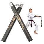 DONQL Foam Nunchucks for kids and beginners Training Nunchucks of Martial Arts Padded Training Practice Nunchakus Portable Good Gift and Toy for Kids