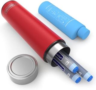 DISONCARE Odyssey 60H 3 Insulin Pens Cooler Travel Case Medicine Cooler TSA Approved Diabetic Medical Travel Bag EpiPen Carry Case Biogel Ice Pack with Medical Stickers(Rescue Red)