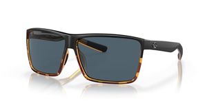 Costa Del Mar Costa Del Mar RIN181OGP Rincon Gray 580P Matte Black/Shiny Tortoise Frame Rincon, Matte Black/Shiny Tortoise Frame, Gray 580P