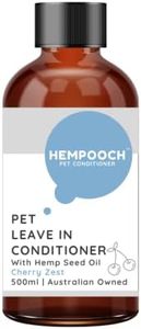 Hempooch™ Pet Leave In Conditioner - Cherry Zest 500ml | Biodegradable | Made with 100% Cold Pressed Australian Hemp Seed Oil | For Dogs, Cats and Horses | Great for skin, joints and general wellbeing