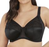 Elomi Women's Cate Underwire Full Cup Banded Bra Coverage,Black,34J