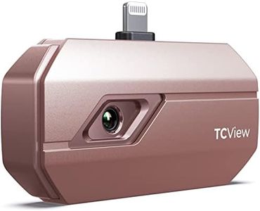 TOPDON TC002 Thermal Imaging Camera for iOS, 256x192 IR Resolution Thermal Imager with Secondary Analysis, Infrared Test Report, Temp Alarm, -4°F~1022°F TEM Range for iPhone and iPad (Pink)