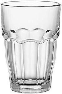 Bormioli Rocco 12-1/2-Ounce Rock Bar Stackable Beverage/Cooler Glasses, Set of 6