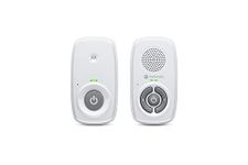 Motorola Nursery AM21/MBP21 Audio Baby Monitor - Digital Baby Monitor with DECT Technology for Audio Monitoring - 300 Meter Range - High Sensitivity Microphone - White