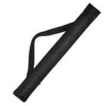 Cosmos Billiard Pool Cue Stick Carrying Case Bag Snooker Cue Stick Storage Pouch Holder for 1/2 Billiard Cue Stick (Holds 1 Butt / 1 Shaft) (Black Color)