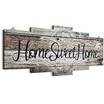 Jetec Home Sweet Home Sign, Rustic 