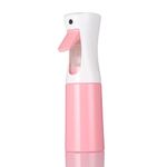 STAR WORK Continuous Ultra Fine Mist Spray Bottle, Multi-Tasking Marvel for Hair, Skin, Home, Pet Care and more, Refillable and Reusable (PINK)