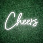 Cheers Custom Neon Signs For Wall Decor, Personalized Wedding Signs Light Wall Decor, LED Neon Sign for Wall, Wedding Party Custom Neon Sign [16" x 8"] (Pink)