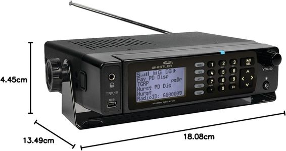 Whistler TRX-2 Digital Police Scanner – Desktop Mobile Radio Receiver