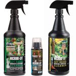 MICROBE-LIFT BBBEC Bird Bath Clear Water and Surface Treatment for Outdoor Fountains, Birdbath and Statuary, Soy-Based Birdhouse & Birdfeeder Cleaner Bundle, Multicolor