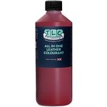 The Leather Clinic All in One Leather Colourant | Self Seal Leather Dye Repair Paint | Recolour Furniture, Sofas, Car Seats (Red, 250ml)