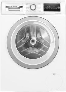 Bosch WAN28259GB Series 4, Freestanding Washing Machine, Front Loader, A Rated, 9 kg, 1400 rpm, Iron Assist, Speed Programme, White