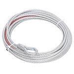 Akozon winches, 4500LBS Winch Cable Wire Stainless Steel Rope 5.5mm Diameter 10m Length for Universal Fit Towing Winches