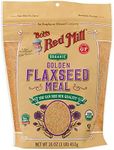 Bobs Red Mill Flaxseed Meal Golden Organic, 4 pack of 16 oz