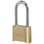 Master Lock Set Your Own Combination Padlock, 2-1/4 in. Shackle, Brass Finish, 175LH