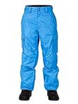 Two Bare Feet BLIZZARD Snowboard Ski Pants Snow Salopettes Trousers (Arctic Blue, L)