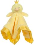 Apricot Lamb Stuffed Animals Duck Security Blanket Infant Nursery Character Blanket Luxury Snuggler Plush Baby Lovey(Duck, 13 Inches)