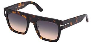 Tom Ford FT 0847 Women's Sunglasses DARK HAVANA/SMOKE SHADED 52/21/140, DARK HAVANA/SMOKE SHADED, 52/21/140