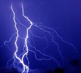 Brewster Atlas 99096 Paste The Wall Mural Lightning, 109.8-Inch Width x 98.4-Inch Height