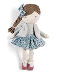 Mamas & Papas Super Soft & Cuddly Bella Rag Doll, Suitable From Birth, Machine Washable, Bella Rag Doll