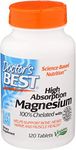 Doctor's Best Magnesium High Absorption 100% Chelated 120 Tablets