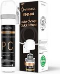 𝗪𝗜𝗡𝗚𝗦𝗢𝗟 Under Sink Water Filter, Anti-Clogged Water Filter for Sink Faucet Reduces Chlorine, Heavy Metals, Sediment, Bad Taste, NSF/ANSI 42 & 53, 8K, Easy Installation Sink Water Filter