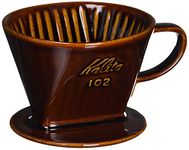 Kalita Ceramic Coffee Dripper (Brown) for 2-4 Cups by Kalita