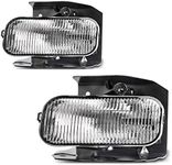 AUTOSAVER88 Fog Lights Compatible with 99-03 1999 2000 2001 2002 2003 Ford F150 / 1999 F250 / 99 00 01 02 Ford Expedition / 2004 Ford F-150 Heritage Fog Light Replacement, with 12V 42W H10 Bulbs