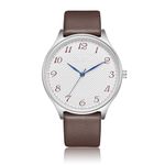 CIVO Watches-Mens Waterproof Stylish Designer: Brown Analogue Large Face Dress Casual Luxury Sports Classic Fashion Minimalist