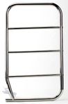 Manissa Como Stainless Steel Electric Heated Towel Rail H720mm W420mm Mirror Polished Finish