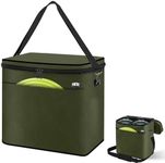 SIRUITON Mini Fuel Cylinder Storage Bag, Refillable Propane Cylinder 1 LB Tank Cover, Small Propane Tanks Bag, 600D Oxford Fabric, Fuel keg refillable Propane Tank Bag for Outdoor Camping, Cooking