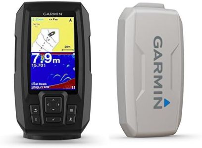 Garmin Striker Plus 4 with Dual-Beam transducer and Protective Cover, 4 inch Screen 010-01870-00