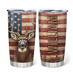 Hyturtle Personalized Hunting Gifts for Men - Deer Hunting Tumbler 20 Oz Travel Coffee Mug Stainless Steel - Fathers Day Hunting Gift for Dad, Him, Boy, Husband, Hunters On Birthday, Christmas