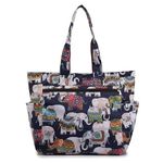 Floral Tote Water-resistant Large Shoulder Bag for Shopping School Work College Yoga Travel Beach Daily Use with Multi Pockets (fantasy forest)