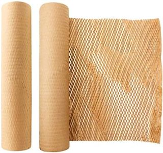 helpers lab Ready Roll Packaging Paper 12'' x 33' Honeycomb Cushioning Wrap Perforated-Packing 1 Rolls Honeycomb Wrap Roll Packing Honeycomb for Packing & Moving void fill paper