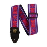 Ernie Ball Jacquard Guitar Strap, Royal Flush Red (P05330)