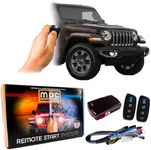 MPC Plug N Play Remote Start for 2007-2018 Jeep Wrangler Plugin T-Harness - (2) Extended Range 4-Button 2-Way Remotes - Up to 1,500' Range - Premium USA Tech Support