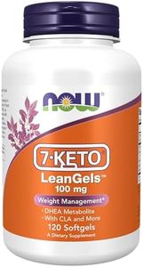 NOW Foods Supplements, 7-Keto LeanGels 100 mg with CLA, Green Tea Extract, Acetyl-L-Carnitine and Rhodiola Extract, 120 Softgels