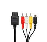WICAREYO 6ft AV TV S Video AV Cable for Gamecube SNES NGC N64 Console