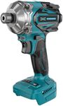 DIYtoolifz Cordless Impact Driver 1/4" Compatible with Makita 18V Battery (Bare Tool), 2800 In-lbs Brushless Impact Drill, 3900 RPM Compact Driver Tool for Home Projects, Auto-Stop & LED Light