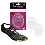 Foot Petals Women's Ball of Foot Cushions, Long Lasting Pain Relief, High Heel, Clear Gel, One Size