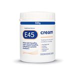 E45 Cream 500 g Tub – Moisturiser for Dry Skin and Sensitive Skin - Emollient Body Cream to Soothe Dry and Irritated Skin - Itchy Skin, Eczema Cream - Perfume-Free Face Cream and Non-Greasy Hand Cream