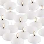 Large Floating Candles 3 Inch Bulk Pack for Events Floating Candles for Weddings, Spa, Home Decor, Special Occasions and Holiday Decorations - (White, Set of 24 Pieces Per Case)